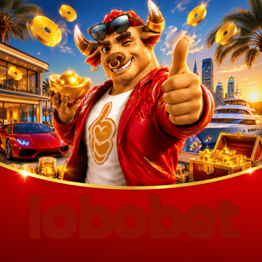 lobobet Logo - Bônus com Rollover Justo